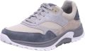 Gabor Rollingsoft Sneakers met sleehak vrijetijdsschoen lage schoen veterschoen met verwisselbaar voetbed breedte g - Grijs
