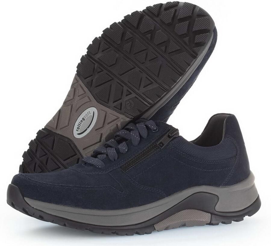 Pius Gabor heren veterschoenen blauw