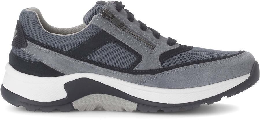 Gabor Rollingsoft Sneakers met sleehak veterschoen lage schoen vrijetijdsschoen buitenrits g-breedte