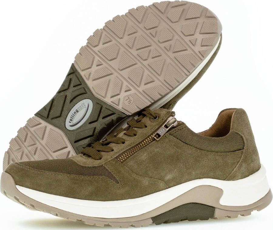 Pius Gabor rollingsoft sensitive 8000.14.04 heren rollende wandelsneaker groen