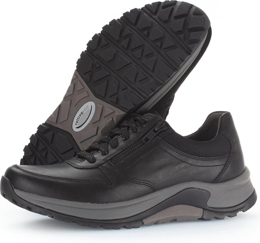 Gabor Rollingsoft Sneakers in comfortabele breedte g (wijd) vrijetijdsschoen lage schoen veterschoen - Foto 3