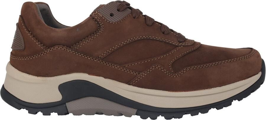 Pius Gabor rollingsoft sensitive 8000.15.13 heren rollende wandelsneaker Bruin