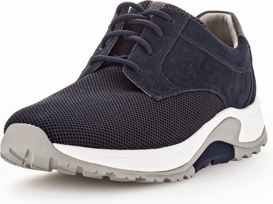 Pius Gabor rollingsoft sensitive 8000.19.01 heren rollende wandelsneaker blauw - Foto 4