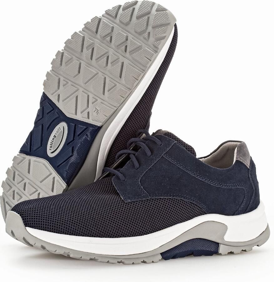 Pius Gabor rollingsoft sensitive 8000.19.01 heren rollende wandelsneaker blauw - Foto 2