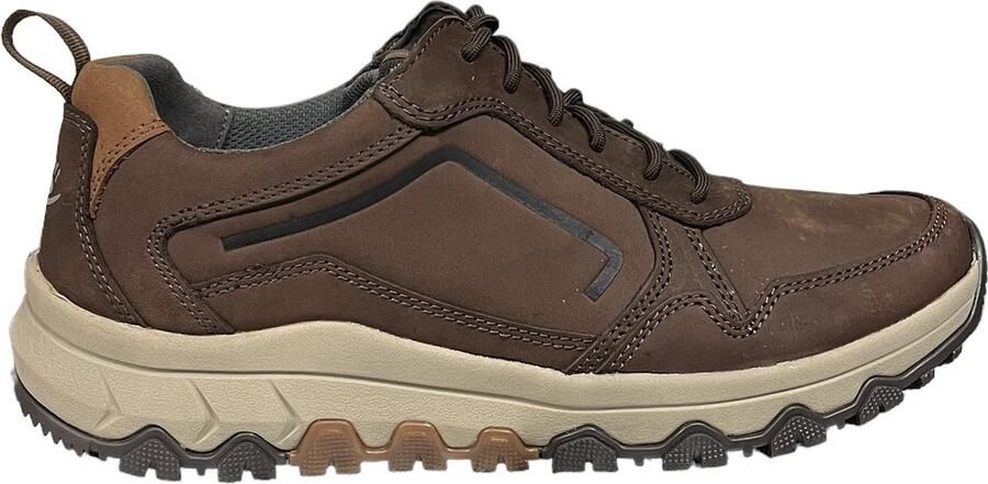 Pius Gabor rollingsoft sensitive 8005.10.03 heren rollende wandelsneaker bruin waterdicht - Foto 7