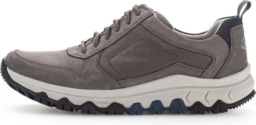 Gabor Rollingsoft Sneakers met sleehak vrijetijdsschoen lage schoen veterschoen met contraststiksels g-breedte - Foto 5