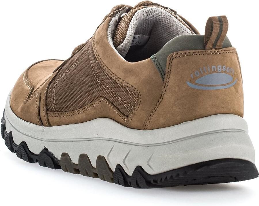 Pius Gabor rollingsoft sensitive 8005.11.03 heren rollende wandelsneaker bruin waterdicht - Foto 2