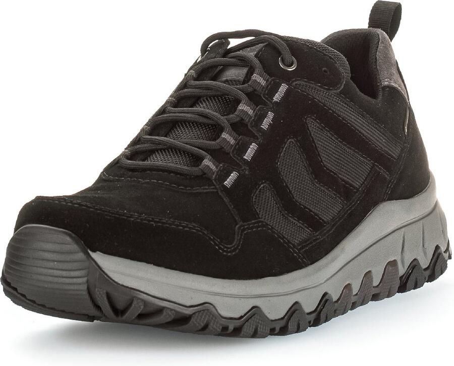 Pius Gabor rollingsoft sensitive 8005.50.01 heren rollende wandelsneaker zwart waterdicht - Foto 3