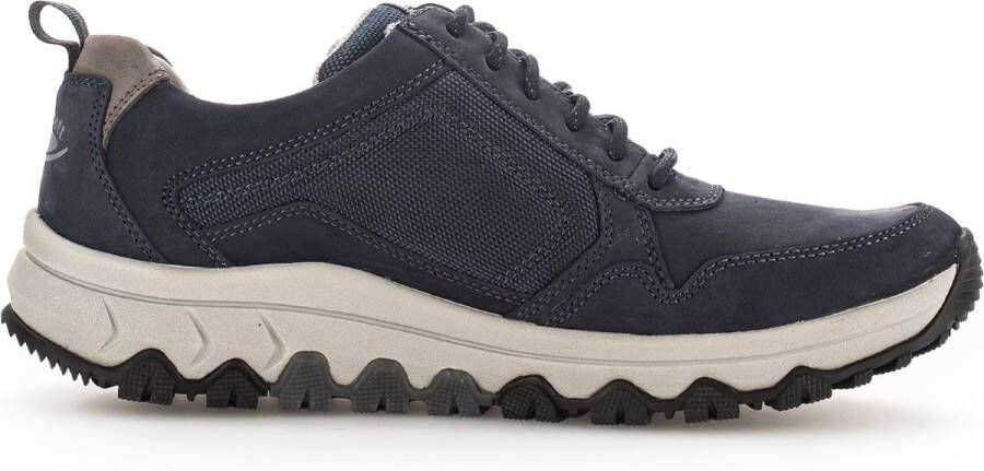 Pius Gabor rollingsoft sensitive 8005.11.01 heren rollende wandelsneaker blauw waterdicht