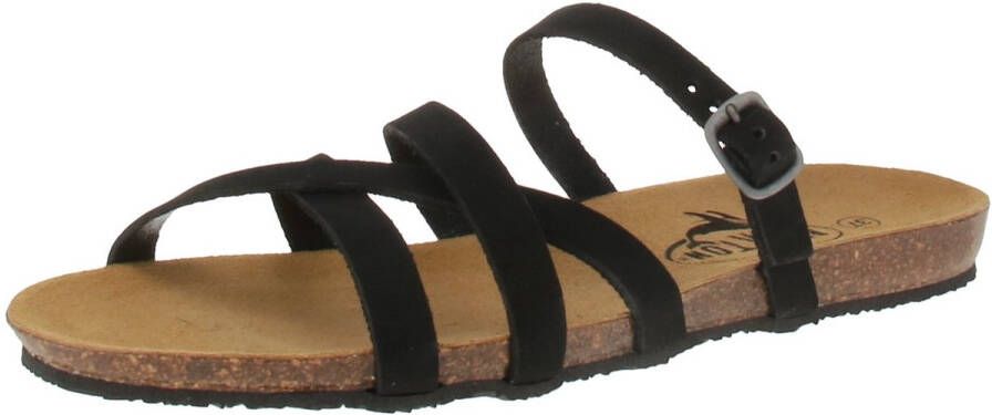 Plakton 571025 Mam Aisha Noubuck Damessandalen Negro