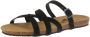 Plakton 571025 Mam Aisha Noubuck Damessandalen zwart - Thumbnail 1