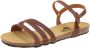 Plakton 575080 Mam Alou Apure Damesschoenen sandalen Roble - Thumbnail 1