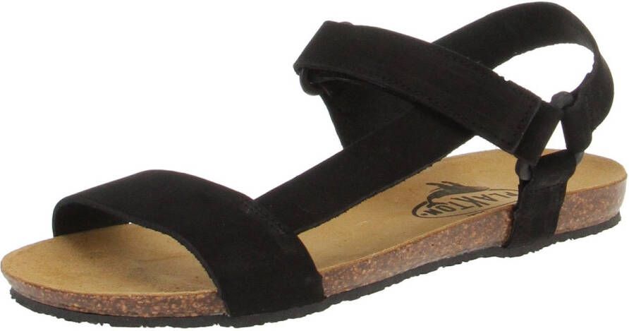 Plakton 576127 Mam Benisa Nobuck Damesschoenen sandalen Negro