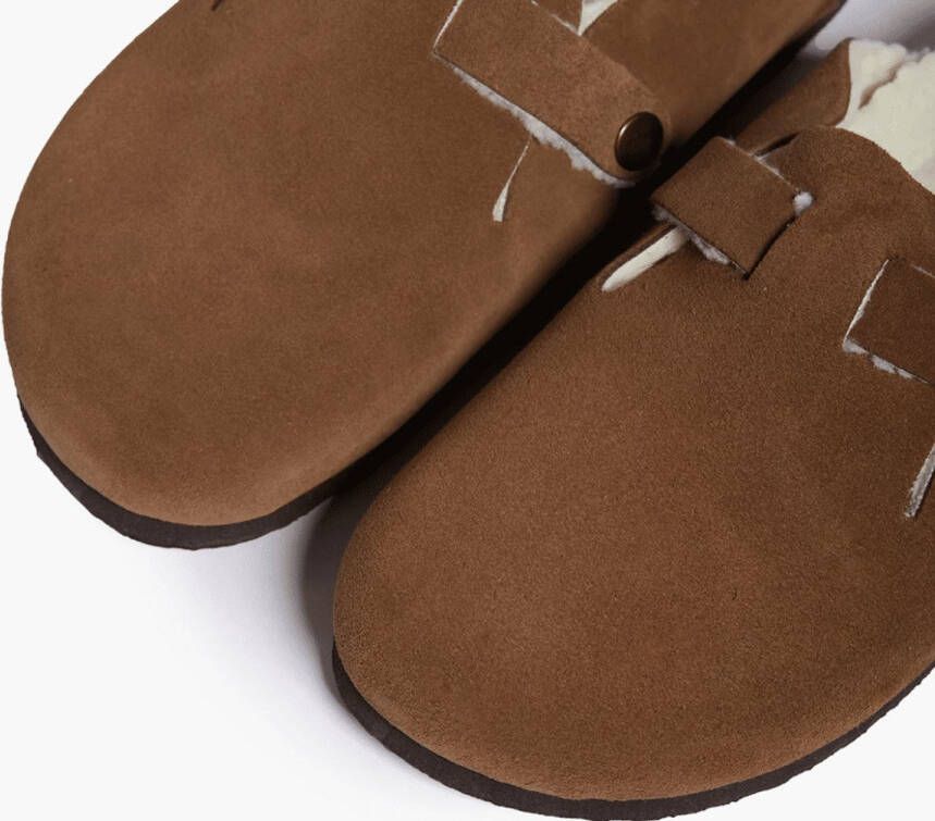 Plakton Heren Pantoffel Vison Taupe