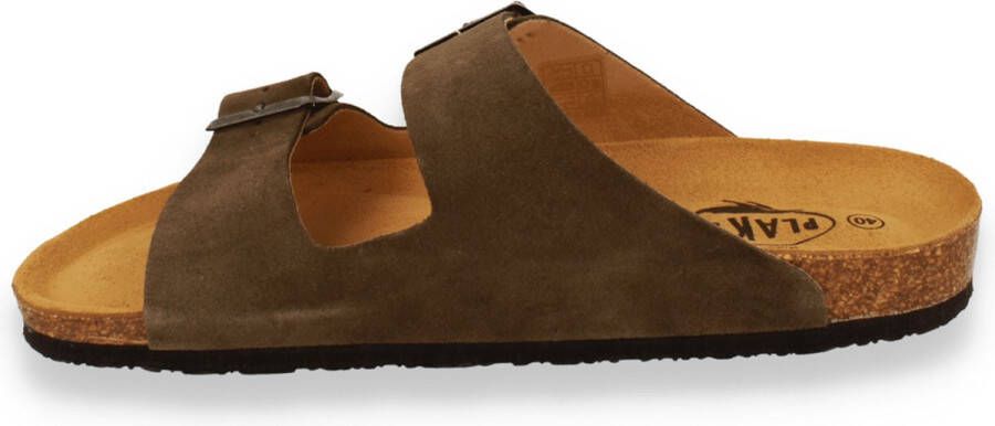 Plakton Heren Slipper Barna Castor KAKI - Foto 3