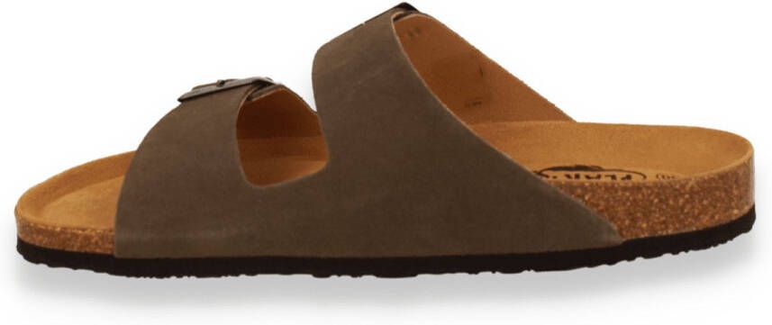 Plakton Heren Slipper Barna Castor KAKI