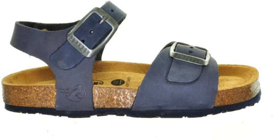 Plakton Kindersandalen Blauw Leder