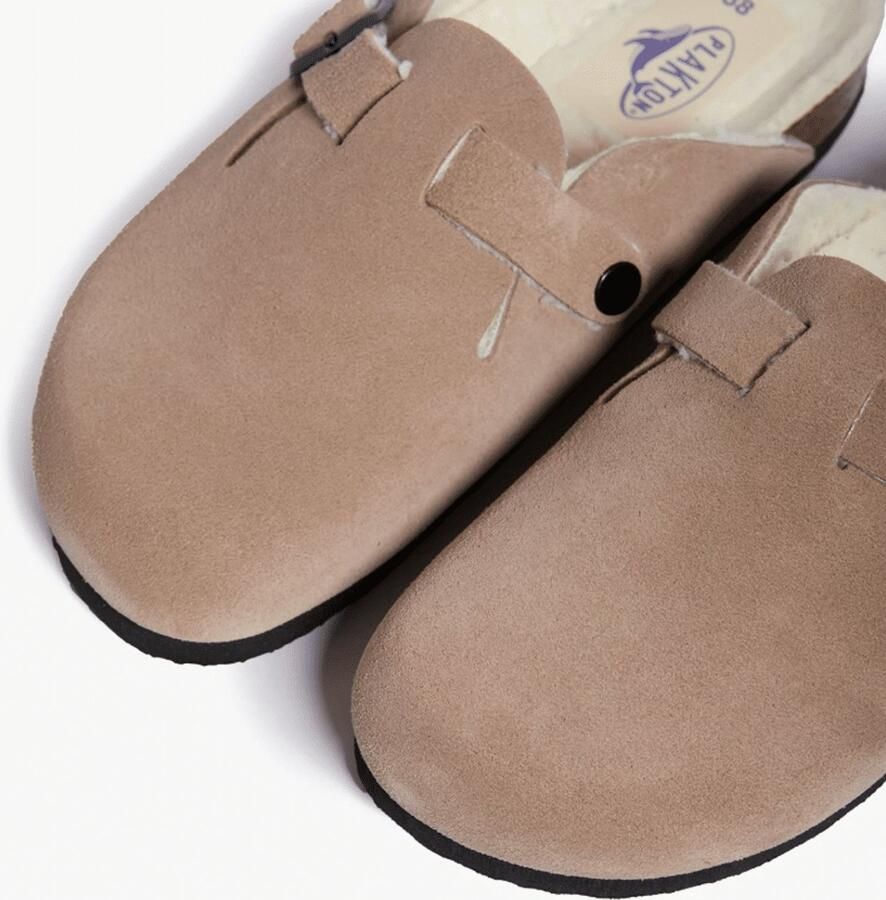 Plakton Dames Pantoffel Piedra Beige