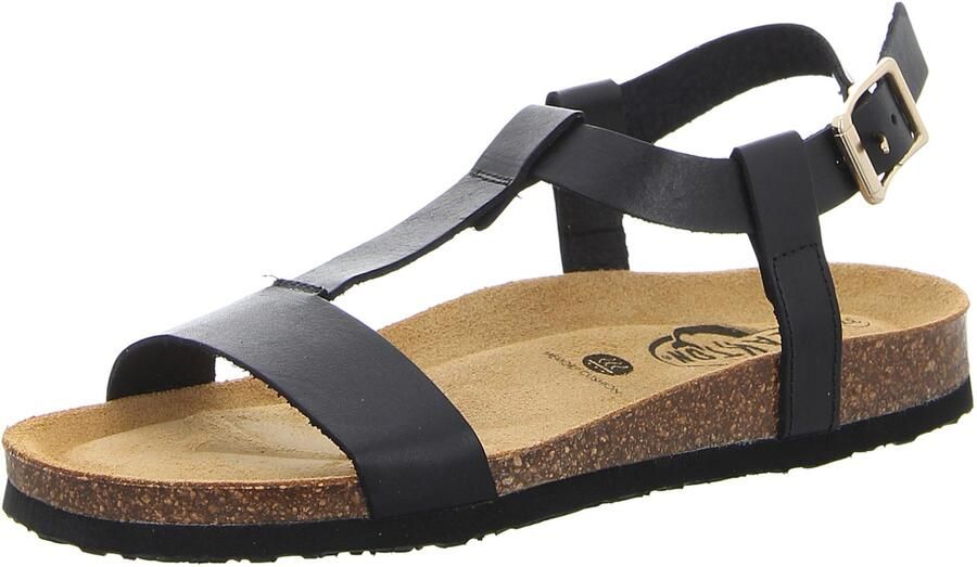 Plakton dames sandalen zwart