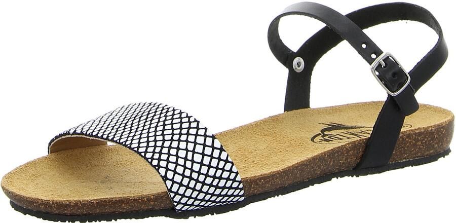 Plakton dames sandalen zwart