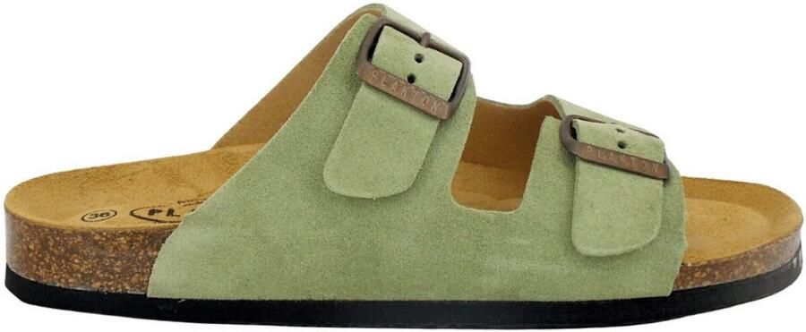 Plakton Dames Slipper Kaki - Foto 2