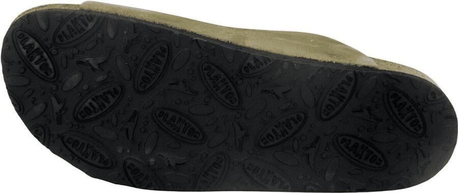 Plakton Dames Slipper Kaki