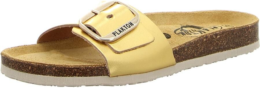 Plakton dames slippers goud