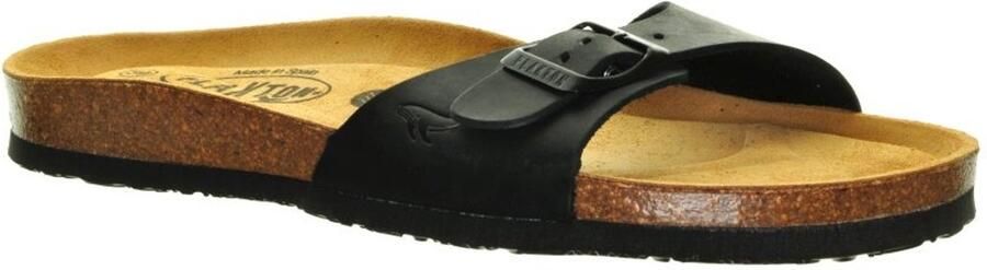 Plakton Instapper 1band Zwart Leder