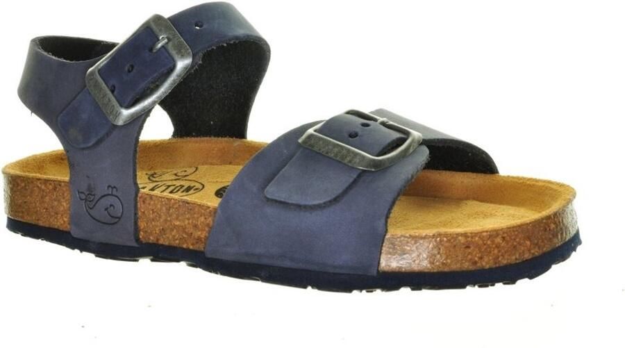Plakton Kindersandalen Blauw Leder