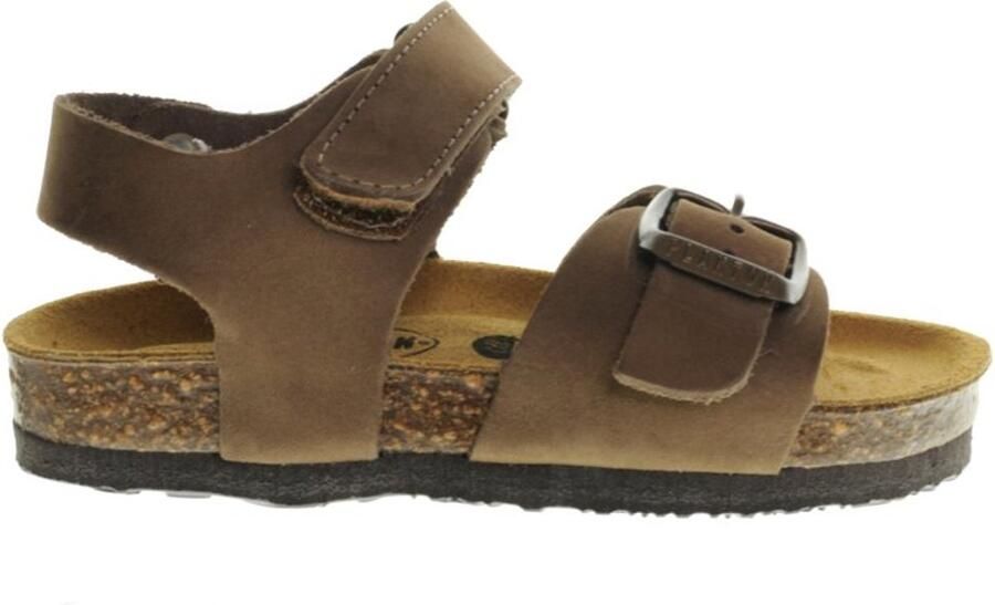 Plakton Kindersandalen Nubuck Bruin Leder