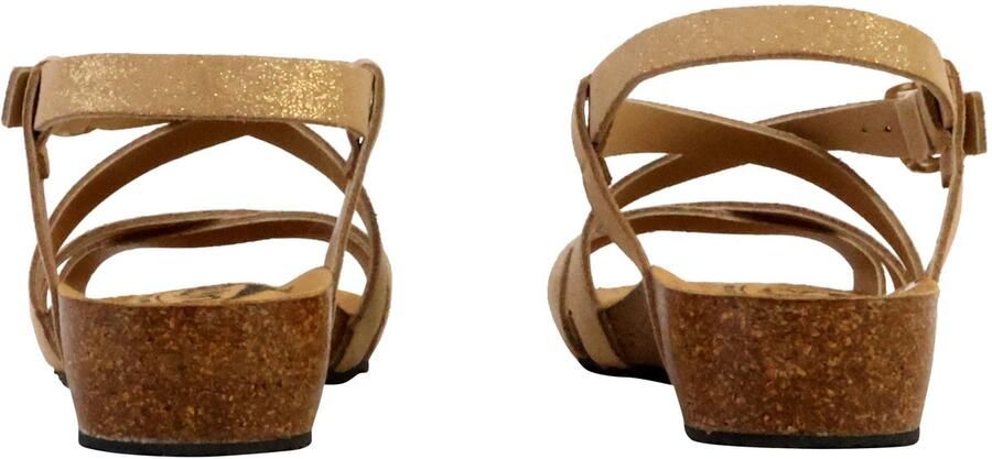 Plakton Leren platte sandaal Nemo