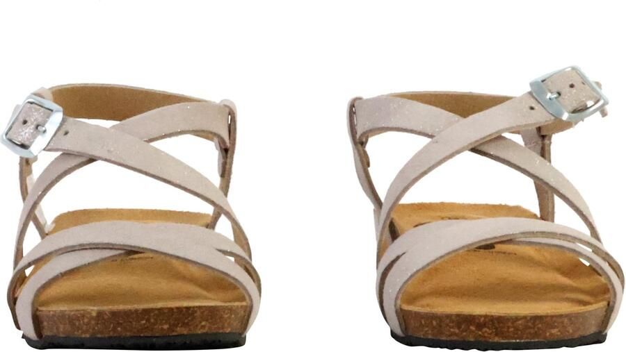 Plakton Leren platte sandaal Nemo