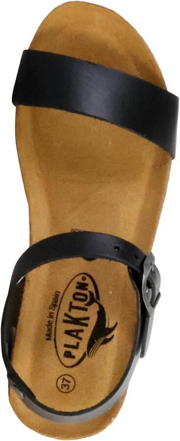Plakton So Kiss leren sandalen met plateauzool - Foto 4