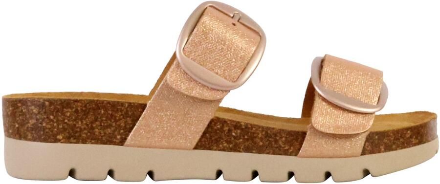 Plakton Mules Compensée en cuir Combarro