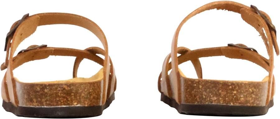 Plakton Platte muiltjes van Bombay leer