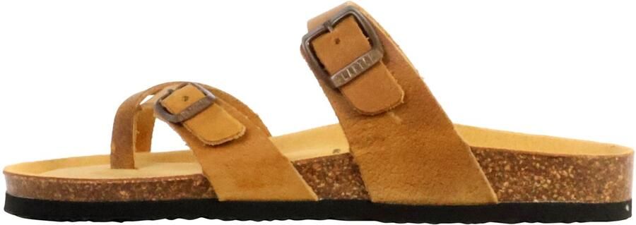 Plakton Platte muiltjes van Bombay leer