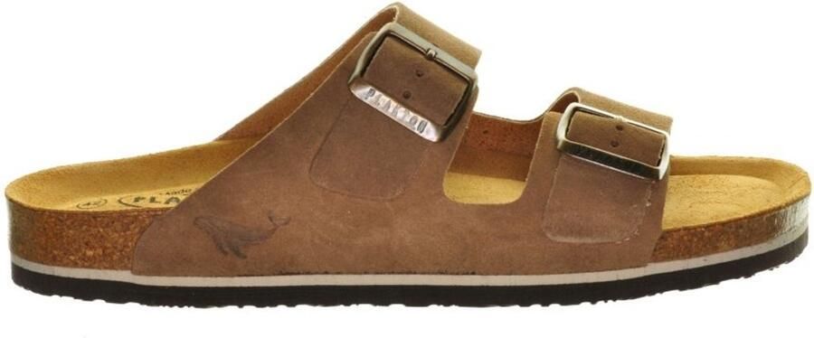 Plakton Slipper Heren Bruin Leder
