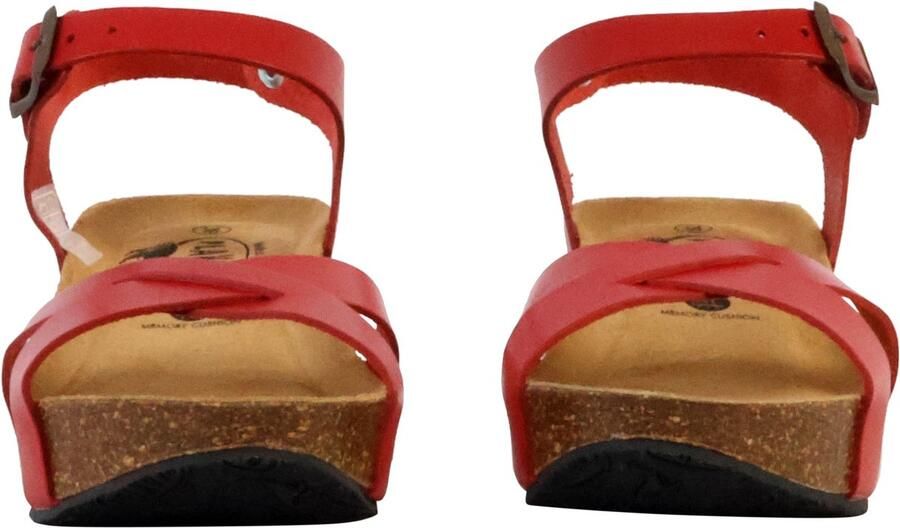 Plakton So Final leren sandalen met sleehak - Foto 2