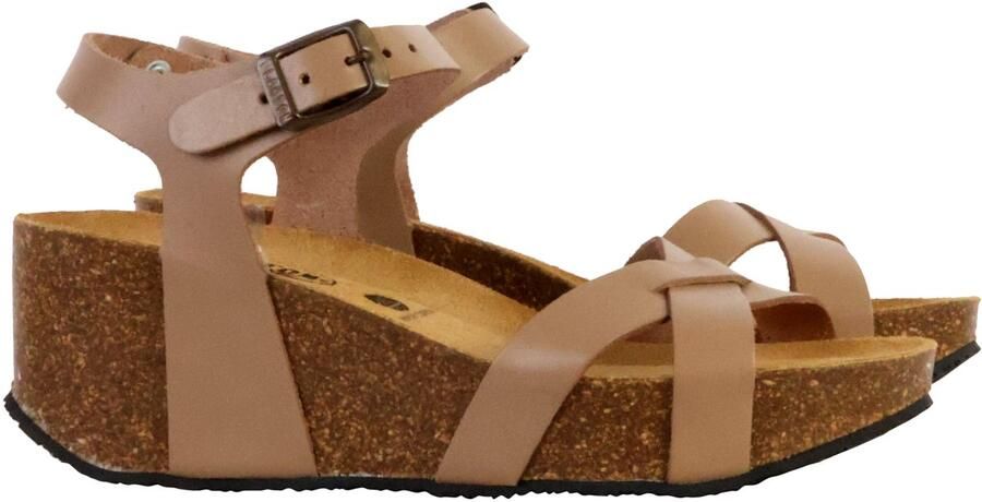 Plakton So Final leren sandalen met sleehak - Foto 2