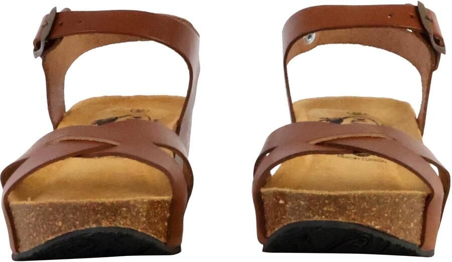 Plakton So Final leren sandalen met sleehak - Foto 2