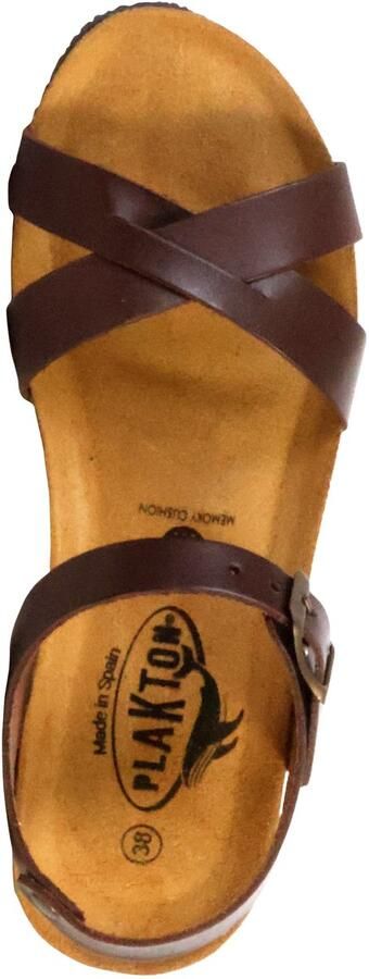 Plakton So Final leren sandalen met plateauzool - Foto 4