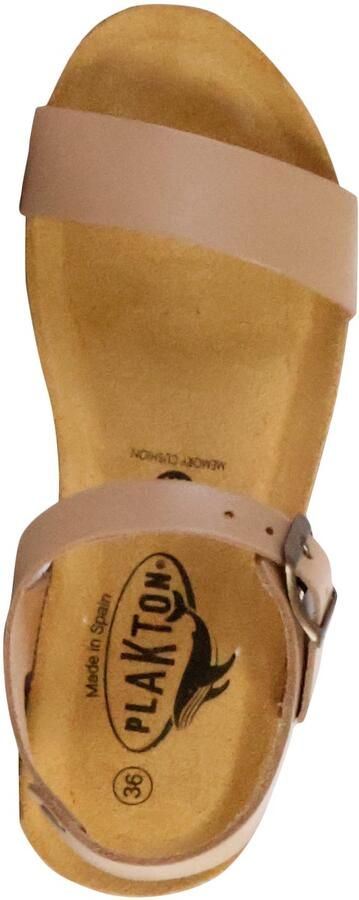 Plakton So Kiss leren sandalen met plateauzool - Foto 3