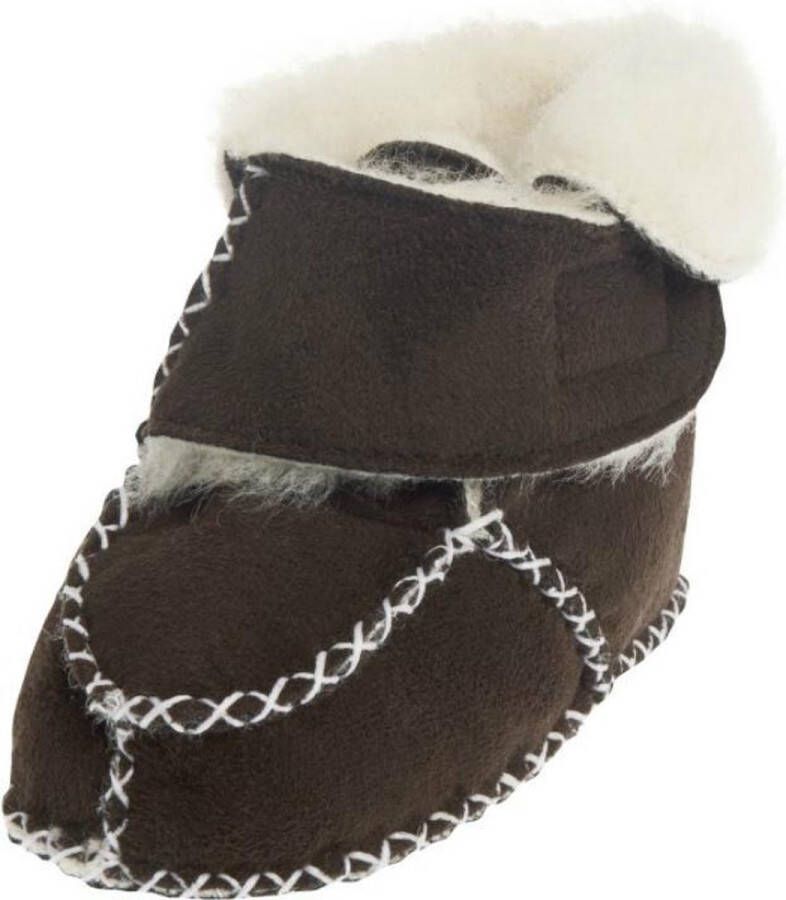 Playshoes Babyschoenen Klittenband Donkerbruin