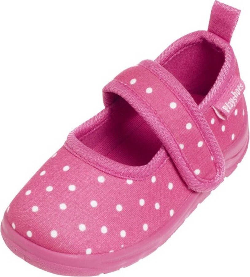 Playshoes Instappers Stippen Meisjes Roze
