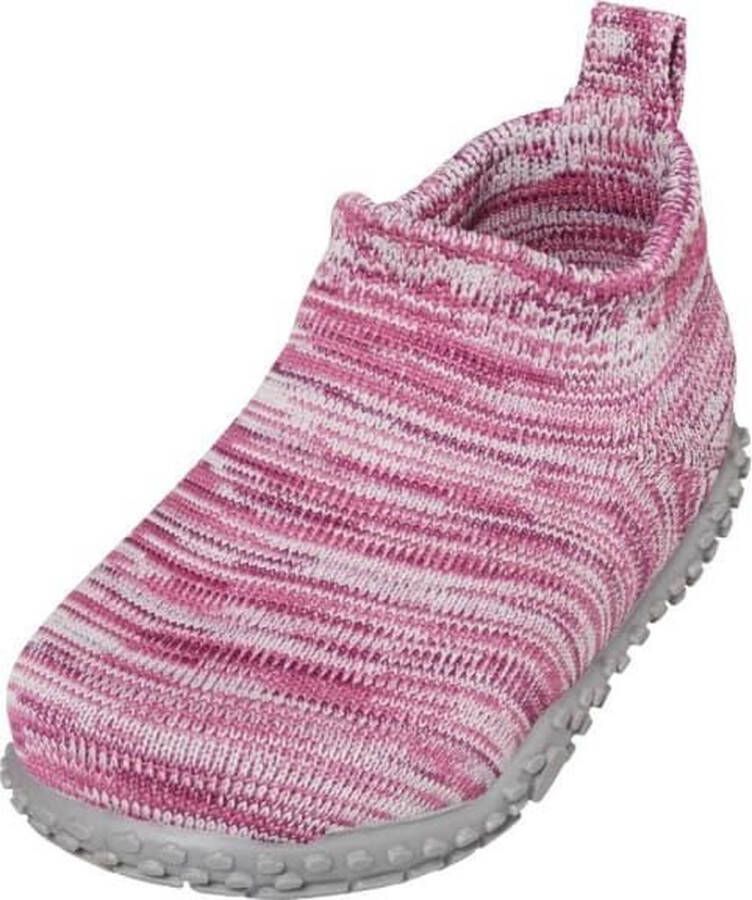 Playshoes Pantoffels Gebreid Junior Roze