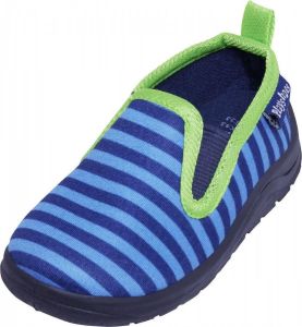 Playshoes Pantoffels Gestreept Junior Blauw groen