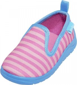 Playshoes Pantoffels Gestreept Junior Roze blauw