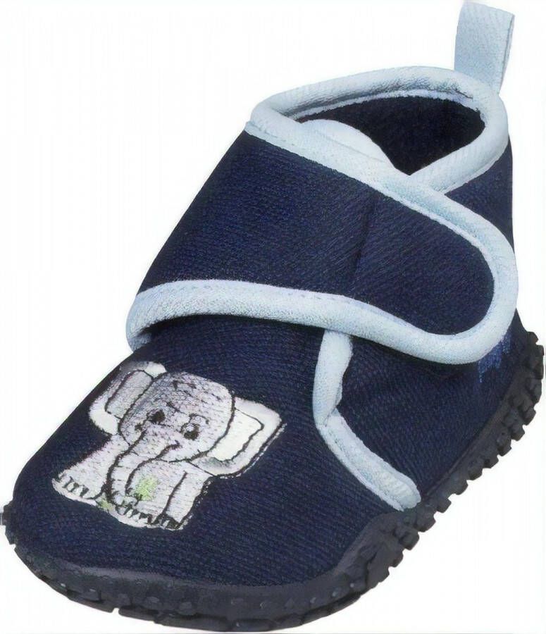 Playshoes pantoffels marine olifant