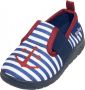 Playshoes Pantoffels Maritiem Junior Navy wit - Thumbnail 1
