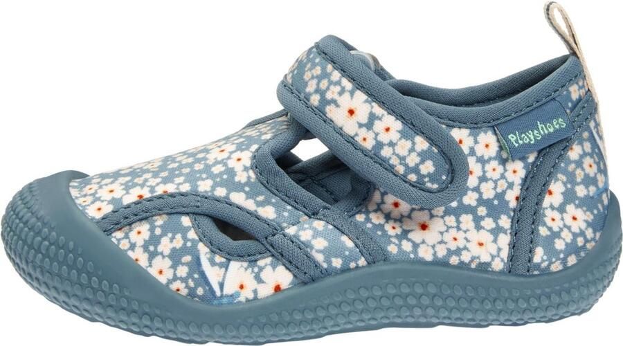 Playshoes Kinder Aqua-Schuhe Blümchen 174722 Petrol
